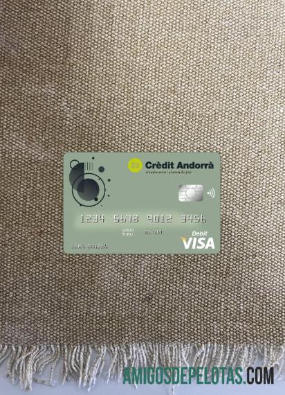 Andorra Credit Andorra Bank Visa Card Photolook Front exemplo real